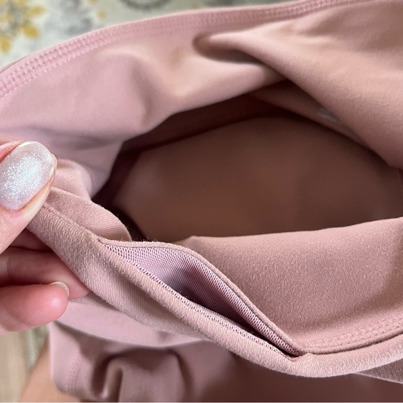 Zella High Waist Dusty Rose Pink Leggings Comfortable Stylish Size M - Picture 5 of 9